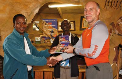 Books donated to Mnweni Cultural Centre