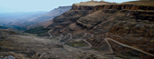 Mountain pass panorama